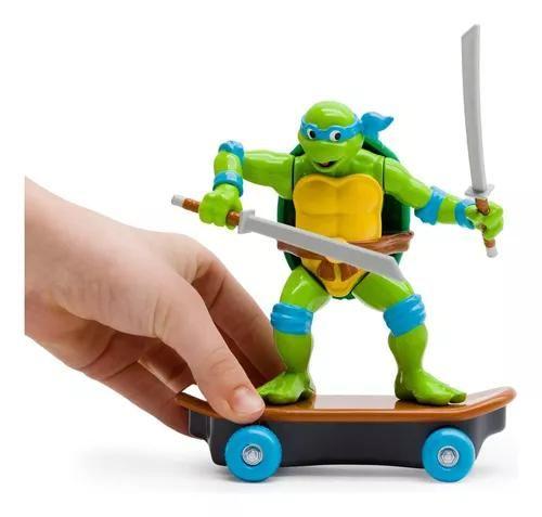 Tartaruga Ninja Caos Mutante Sewer Shredders- Boneco Botão Ação C